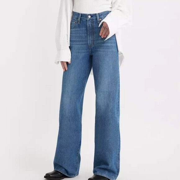 Levi's, Ribcage Wide Leg Women's Jeans - Picture 1 of 5